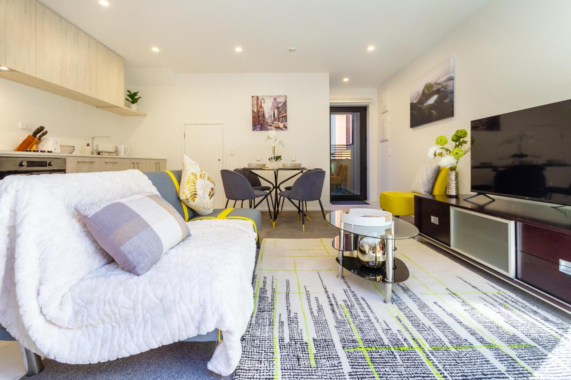 Central Escape On Cashel Street 2 Bed 2 Bath Christchurch Exterior foto